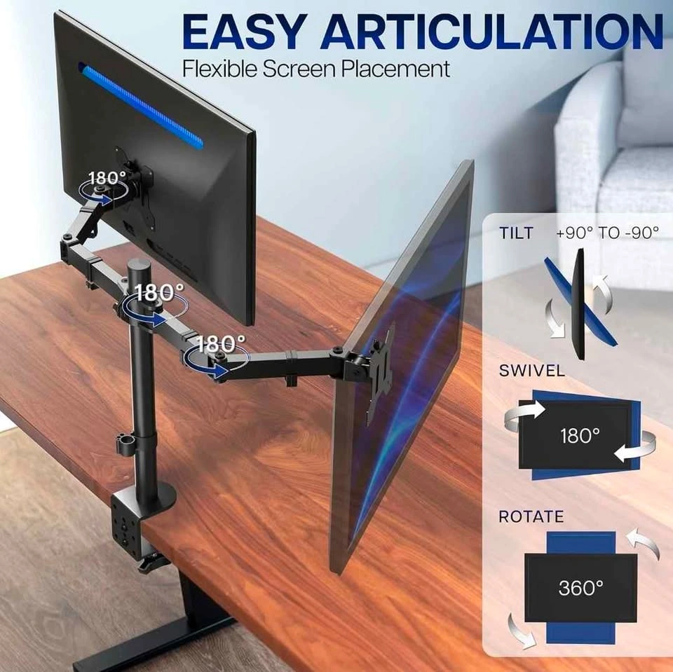 Vivo Dual Monitor Desk Mount - photo 3