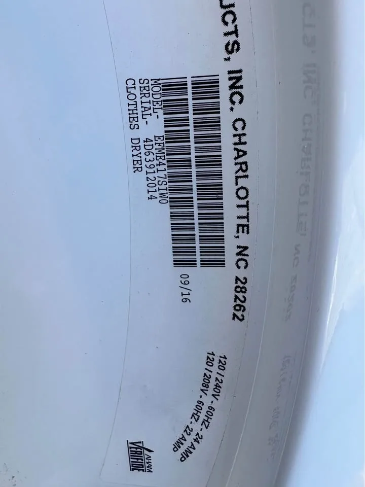 Electrolux 8.0 cu.ft Electric Dryer 27" image indicator(7)