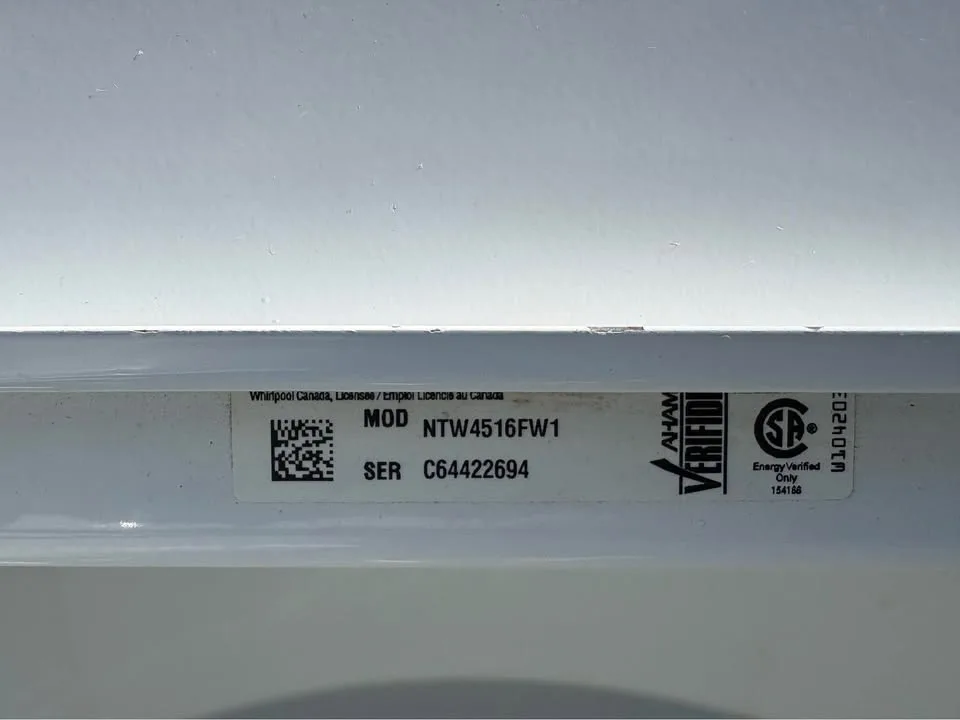 Whirlpool Amana Washing machine 27" image indicator(6)