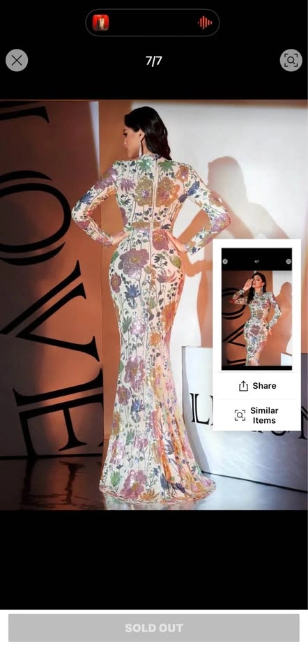 Sequin dress uk size 12/14(large) - photo 2