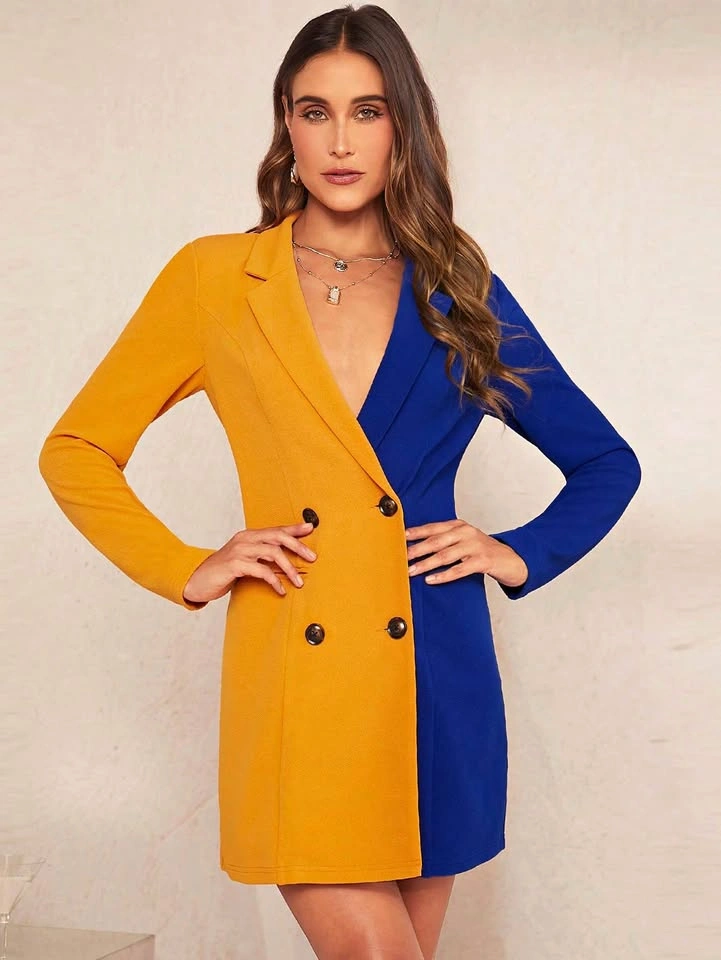 2 color blazer dress size 12/14(L)