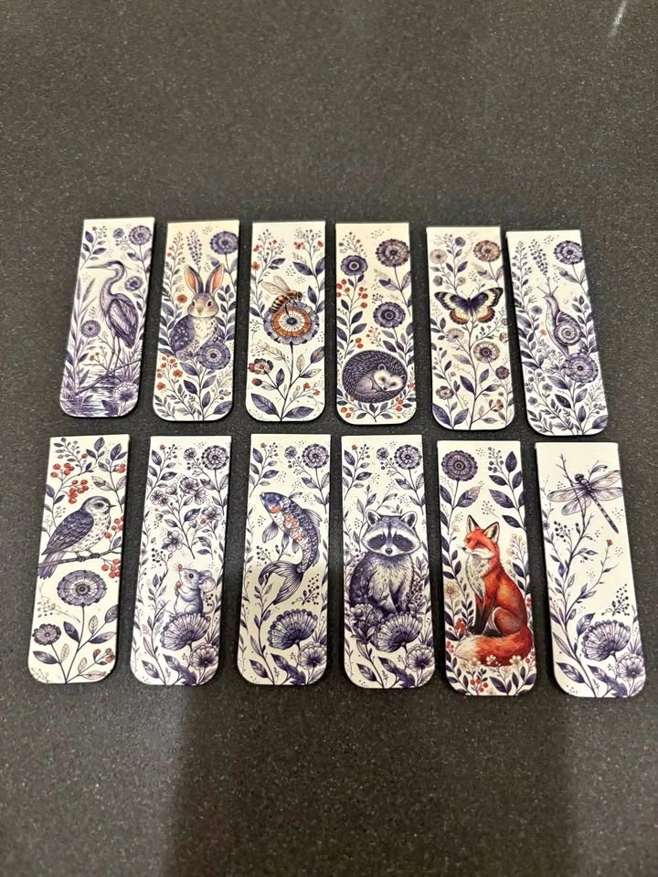 Forest Magnetic Bookmarks