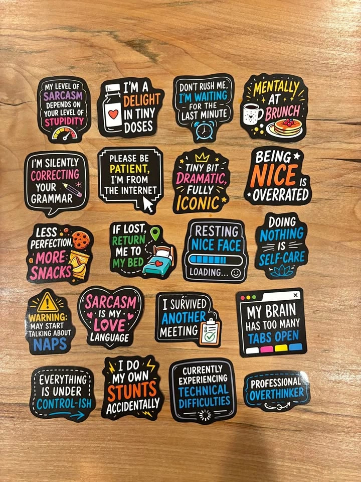 Blunt Statement Stickers 10 for $5