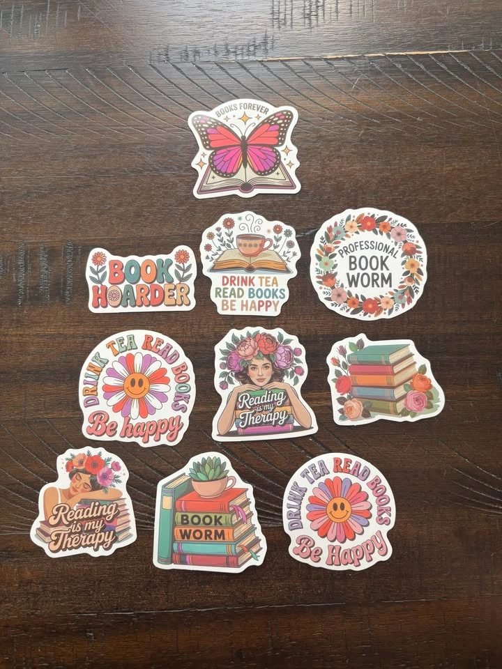Bookish Stickers 10 for $5 - photo 3