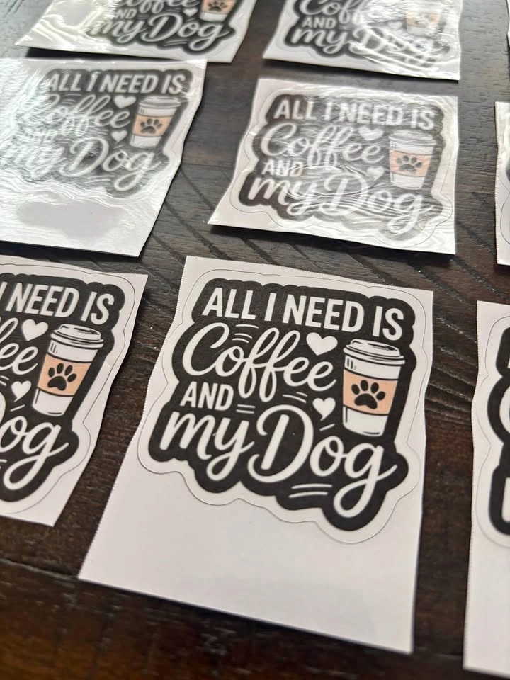 Coffee Dog Stickers
