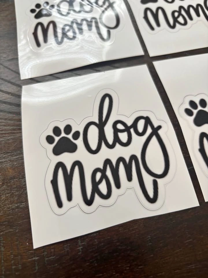 Dog mom stickers