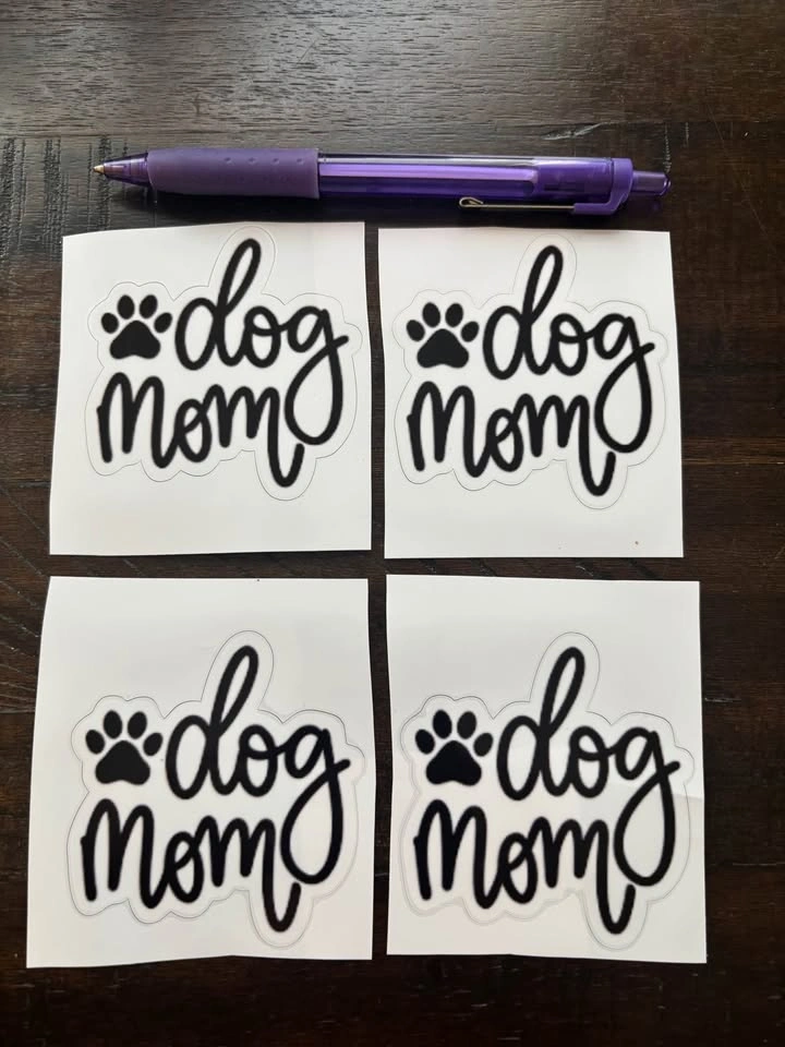 Dog mom stickers - photo 2