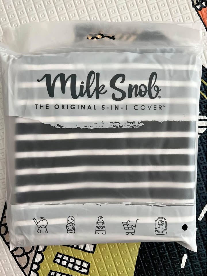 BNIB milk snob 5 in 1 nursing and car seat cover
