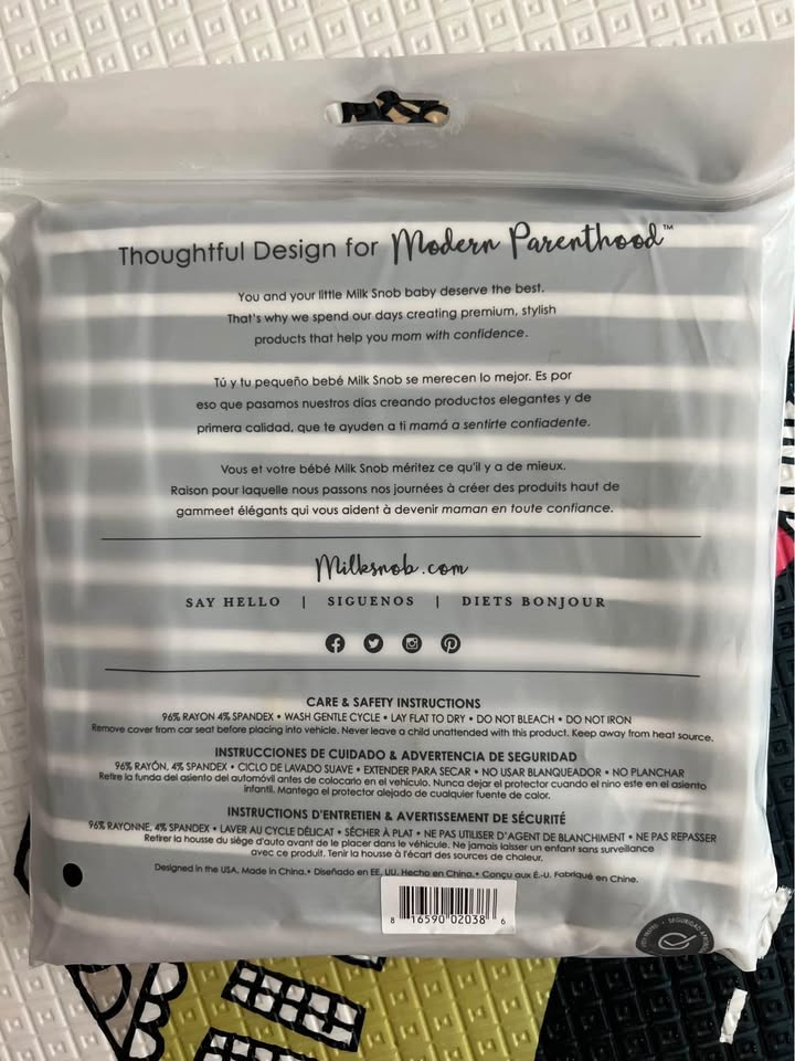 BNIB milk snob 5 in 1 nursing and car seat cover - photo 2