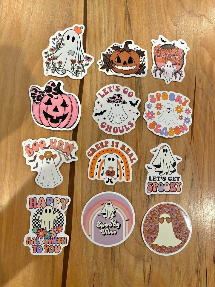 Cute Ghost Stickers