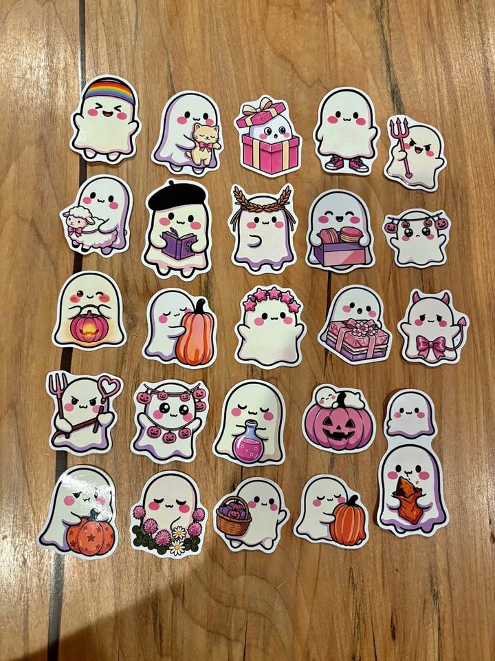 Cute Ghost Stickers 10 for $5