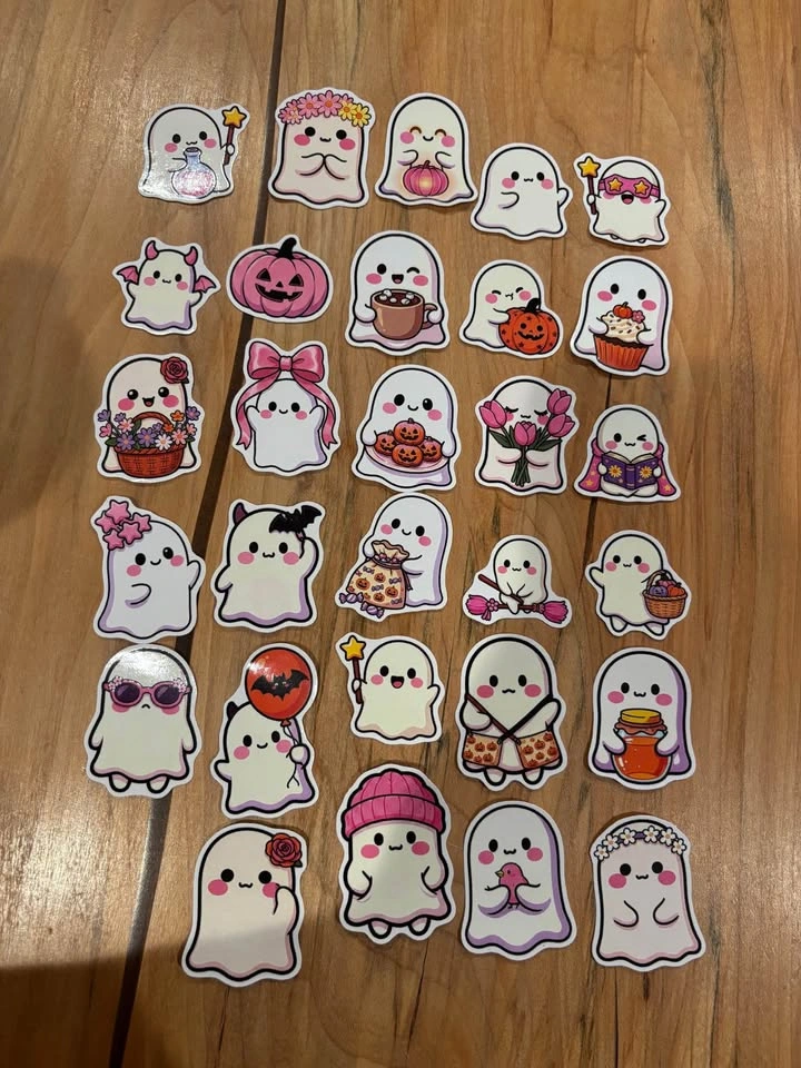 Cute Ghost Stickers 10 for $5 - photo 2