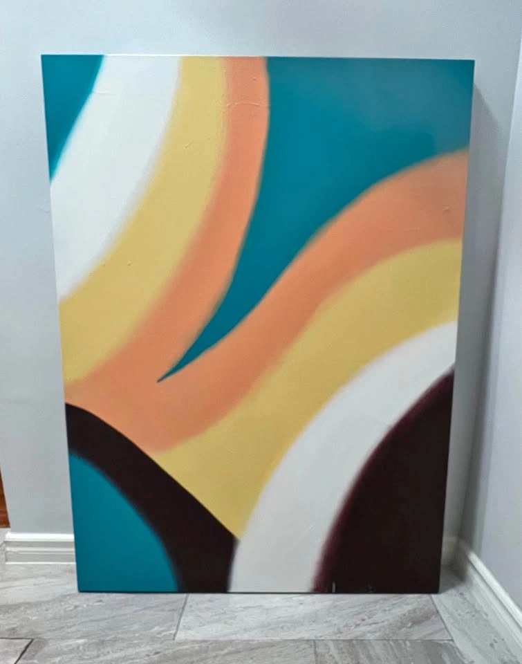 Hand Painted Abstract