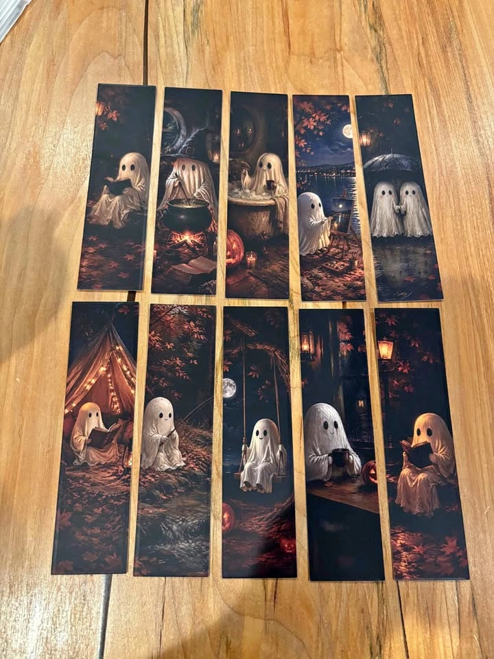 Halloween Ghost Bookmarks