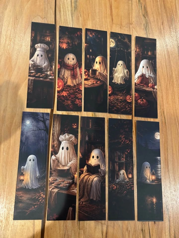 Halloween Ghost Bookmarks - photo 2
