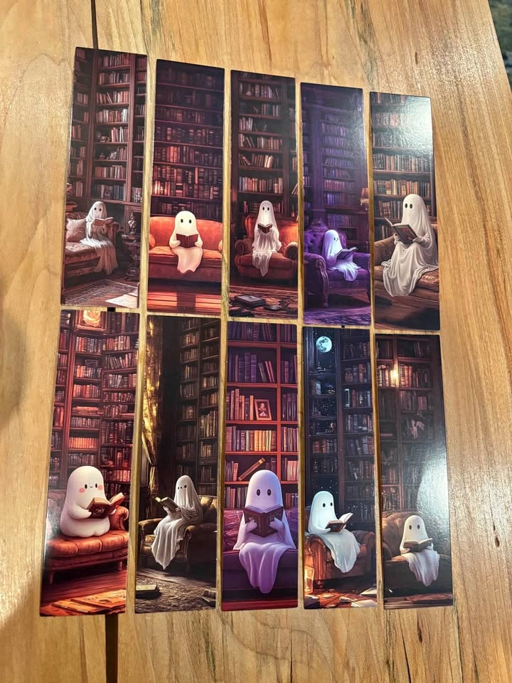 Halloween Ghost Bookmarks