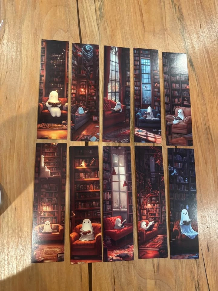Halloween Ghost Bookmarks - photo 2