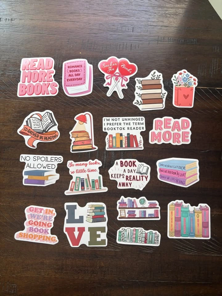 Bookish Stickers 10 for $5 - photo 2