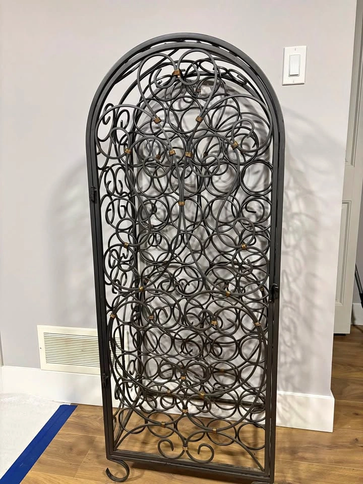 New! Iron 54 Bottle Wine rack