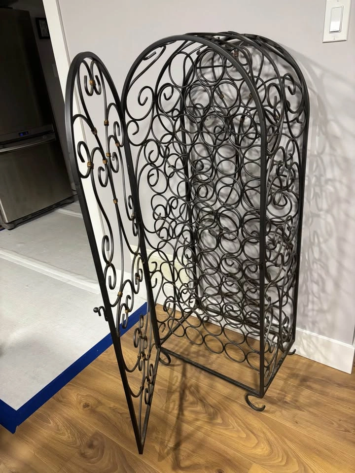 New! Iron 54 Bottle Wine rack - photo 4