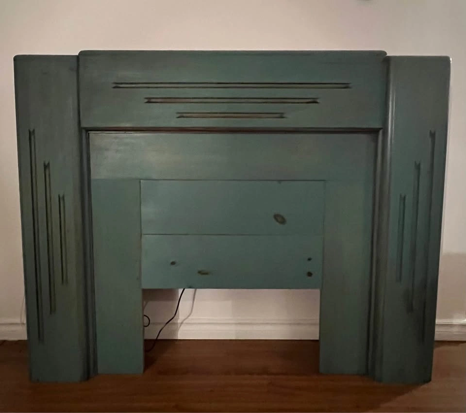 Dark Turquoise Mantle/Twin size Headboard - photo 3