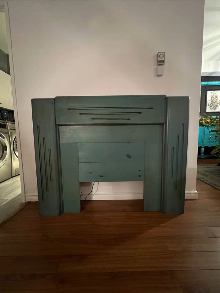 Dark Turquoise Mantle/Twin size Headboard - photo 4