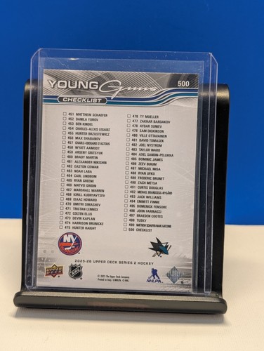 Matthew Schaefer Michael Misa 2025-26 Upper Deck Young Guns Chec - photo 2