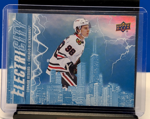 Connor Bedard 2024-25 Upper Deck Series 2 ElectriCITY #EC-7 - photo 2