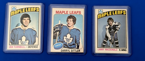 Darryl Sittler Lanny McDonald Ian Turnbull 1975-77 OPC Lot