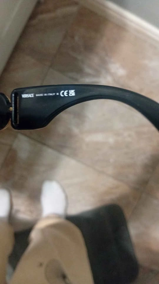 Versace Medusa Biggie Sunglasses - Black and Gold (Authentic) - photo 4