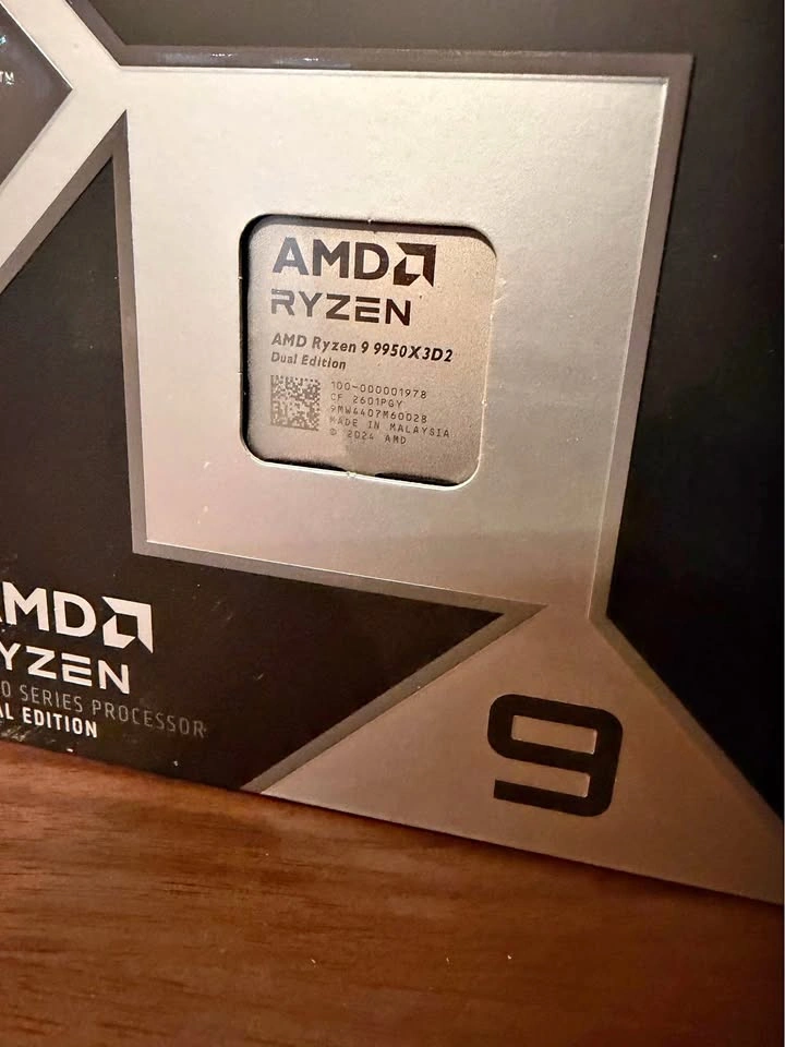 BNIB Factory Sealed – AMD Ryzen 9 9950X3D2 CPU (16-Core)