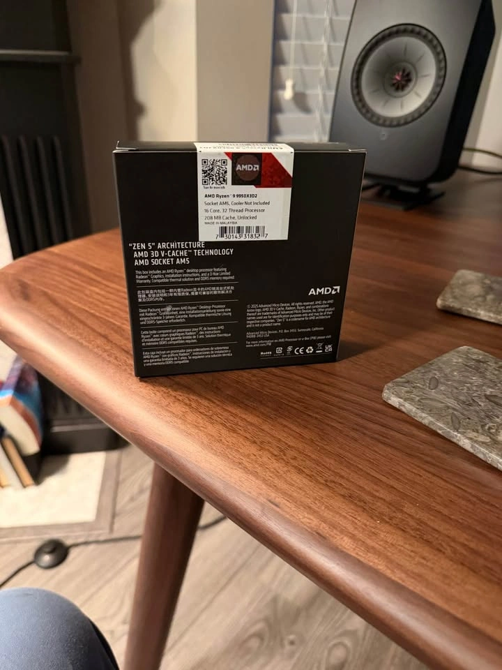 BNIB Factory Sealed – AMD Ryzen 9 9950X3D2 CPU (16-Core) - photo 5