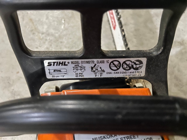 Stihl MS 170 - photo 5