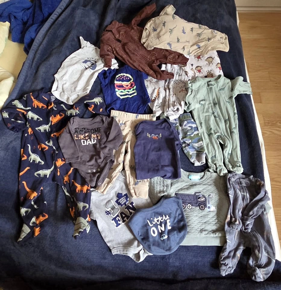 Baby Boy Clothing Bundle - Newborn to 9 Months - $30