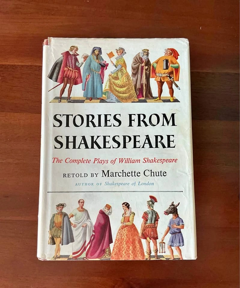 Vintage 1956 Stories from Shakespeare Book with Dust Jacket
