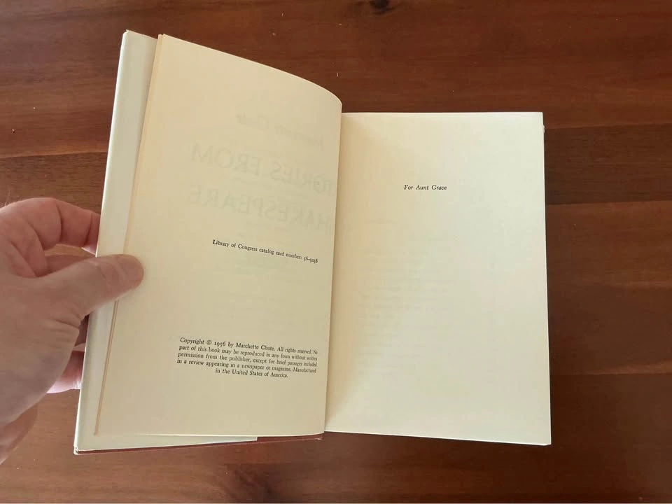 Vintage 1956 Stories from Shakespeare Book with Dust Jacket - photo 3