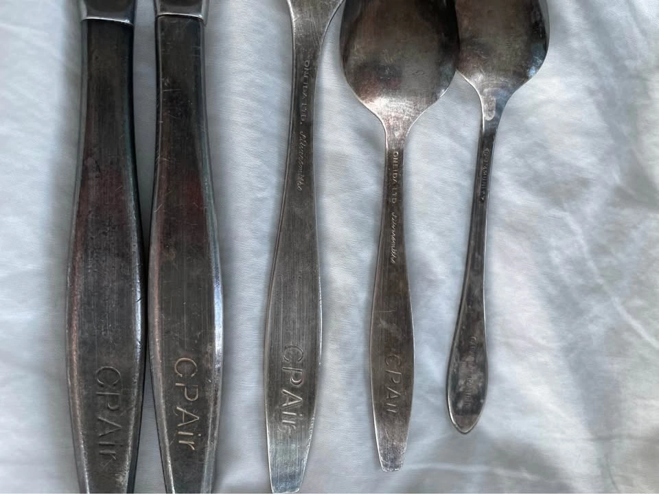 Vintage CP Air & Canadian Pacific Airlines Flatware Set - photo 2