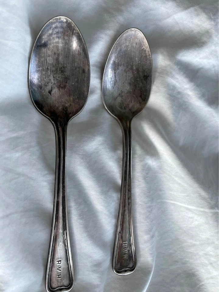 Vintage Royal Victoria Hospital Montreal Silverplate Spoons
