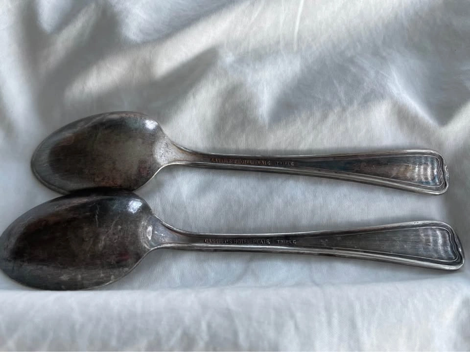 Vintage Royal Victoria Hospital Montreal Silverplate Spoons - photo 2
