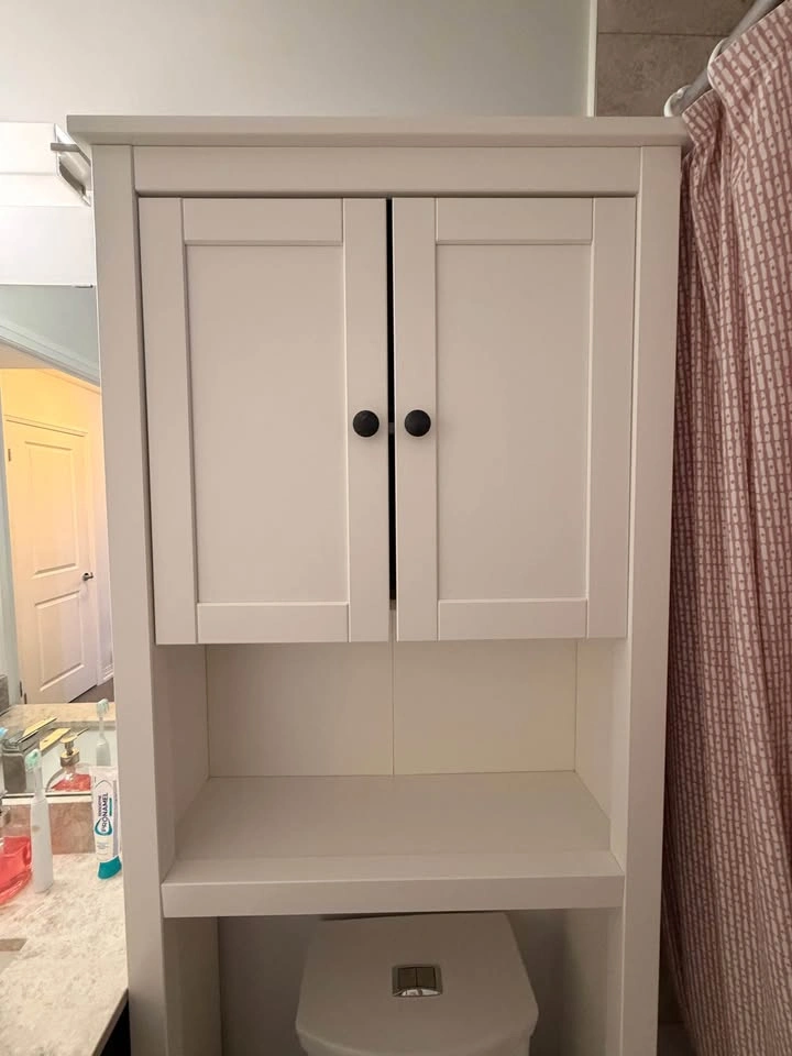 IKEA HEMNES Over-the-Toilet Bathroom Storage Cabinet – White - photo 3