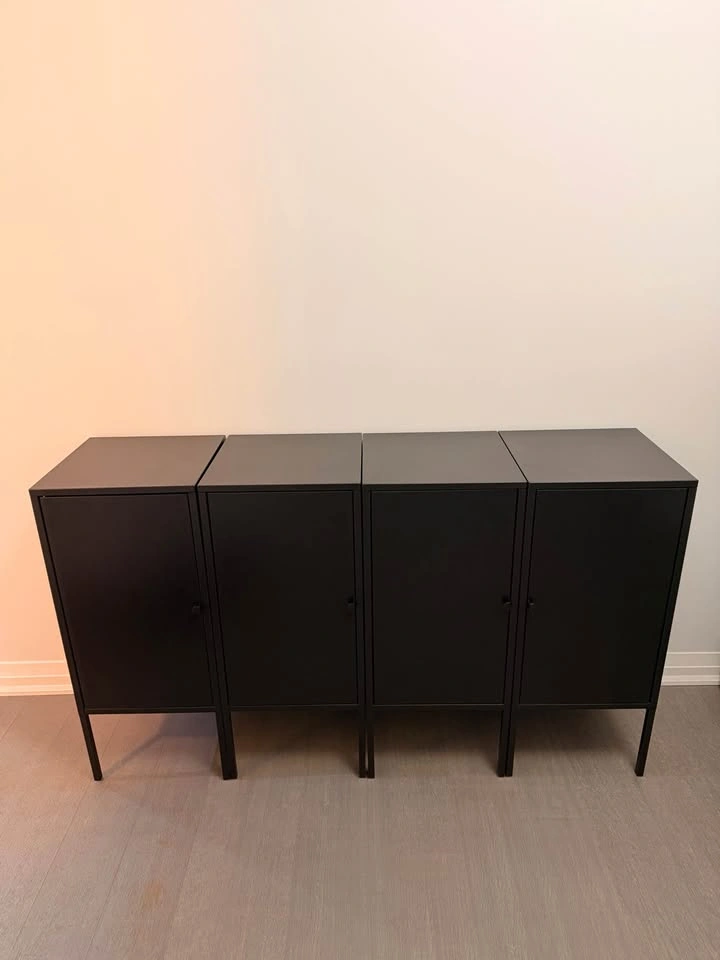 IKEA LIXHULT Metal Cabinets – Set of 4 – Anthracite - photo 2