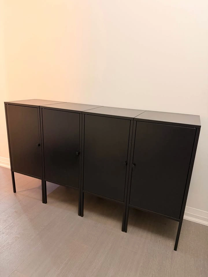 IKEA LIXHULT Metal Cabinets – Set of 4 – Anthracite - photo 3