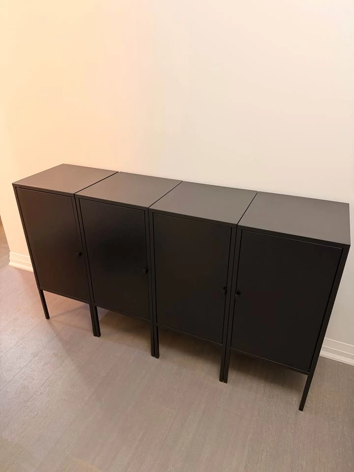 IKEA LIXHULT Metal Cabinets – Set of 4 – Anthracite - photo 4