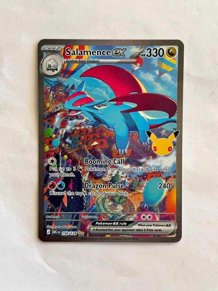 Salamence ex - 156/128 - ME: 30th Celebration (30C) Pokemon