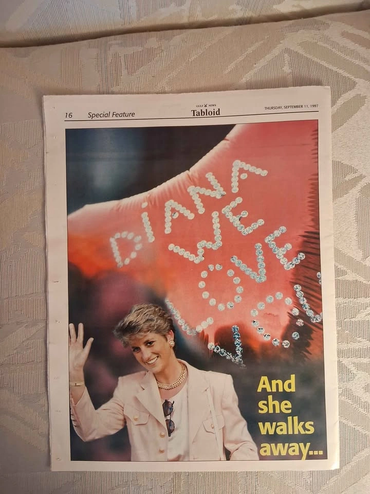 Vintage Gulf News Tabloid Diana Memorial Issue - Sept 11, 1997 - photo 4