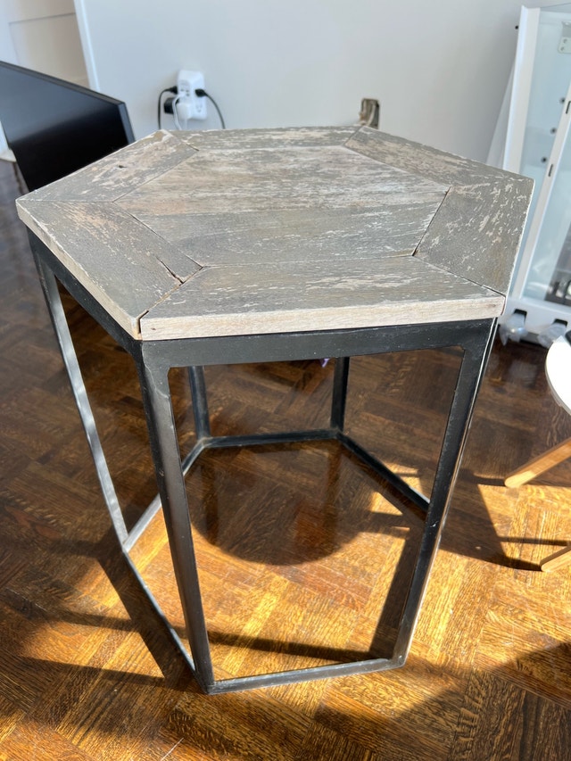 Hexagonal Side Table