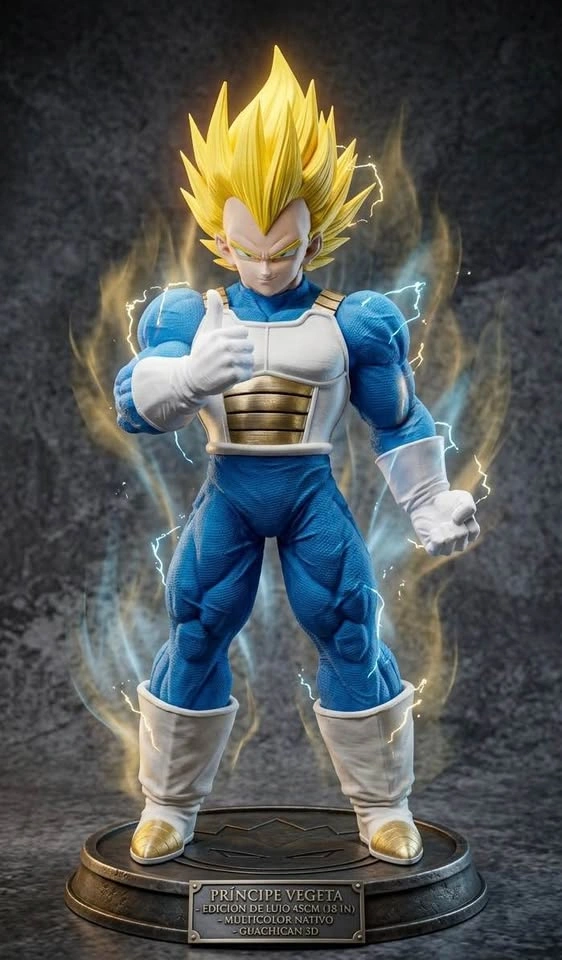 Vegeta: Saiyan Pride - Deluxe Edition 45cm 3D Print - photo 2