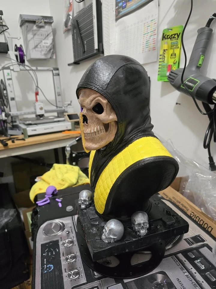 Scorpion Mortal Kombat Bust - photo 3