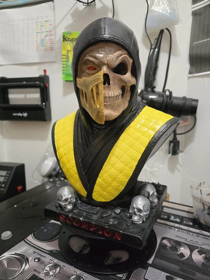 Scorpion Mortal Kombat Bust - photo 5