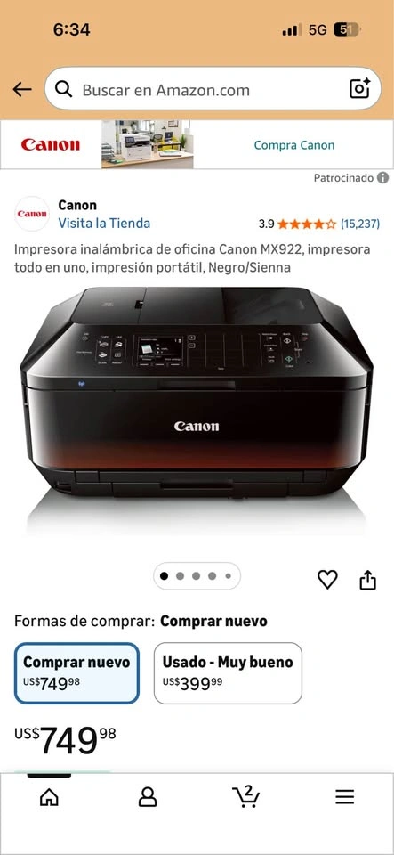 Canon PIXMA MX922 Printer - photo 3